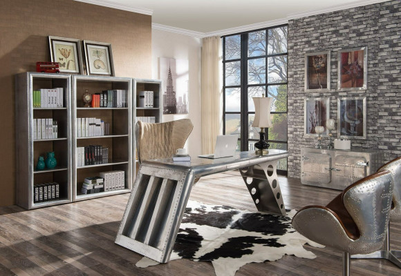 Office Furnishings Study room Office Furniture Table Wardrobe Armchair 8-piece set