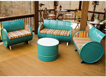 Sofa Set Industrial Modern Stool Iron Textile Restaurant Stool Sofa Aluminum