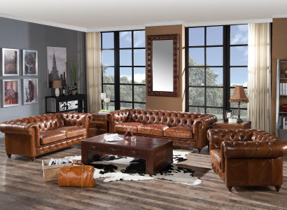 Sofa set 3+2+1 Seater Set Sofa Upholstery Couch Leather Relax Living room set