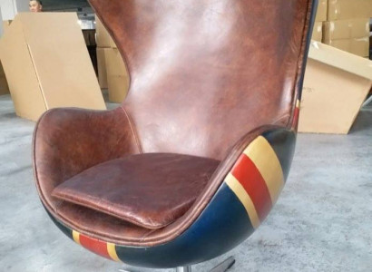 Chair Lounge Chair Vintage Swivel Chair Chef Armchair Lounge Club Leather Jack