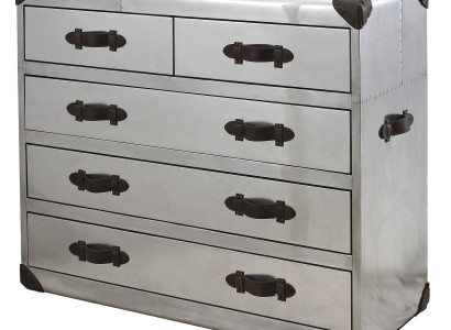 Chest of drawers Sideboard Wardrobe Drawers Retro Vintage Aviator Plane