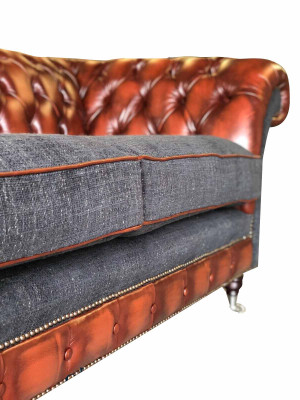 Sofa Luxury Textile Chesterfield Couch Sofas Upholstery 3 Seater Couches new