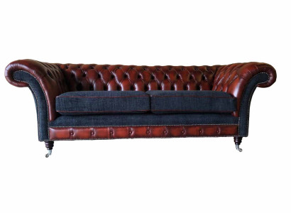 Sofa Luxury Textile Chesterfield Couch Sofas Upholstery 3 Seater Couches new