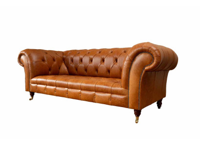 Cognac Sofa 3 Seater Upholstery Sofas Design Luxury Furniture Leather Couches Three Seater