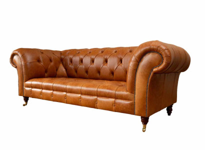 Cognac Sofa 3 Seater Upholstery Sofas Design Luxury Furniture Leather Couches Three Seater