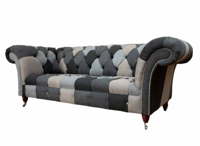 Modern Sofa 3 Seater Chesterfield Three Seater Living room Sofas Luxury Couch Style