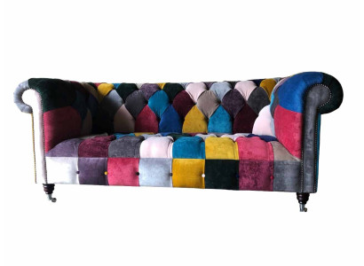 Chesterfield Sofa 3 Seater Couch Upholstery Sofas Couches Luxury Fabric Design