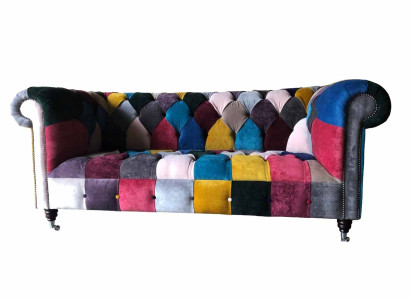 Chesterfield Sofa 3 Seater Couch Upholstery Sofas Couches Luxury Fabric Design
