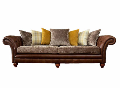 Sofa Couch 3 Seater Design Couch Upholstery Textile Classic Three Seater new