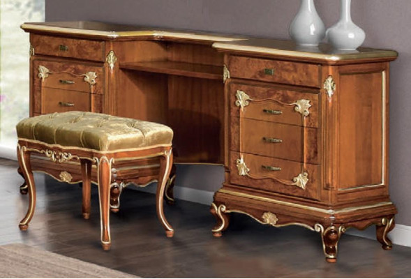 Bedroom Bed Bedside table Dressing table Stool Upholstered bed Double bed Set 5pcs