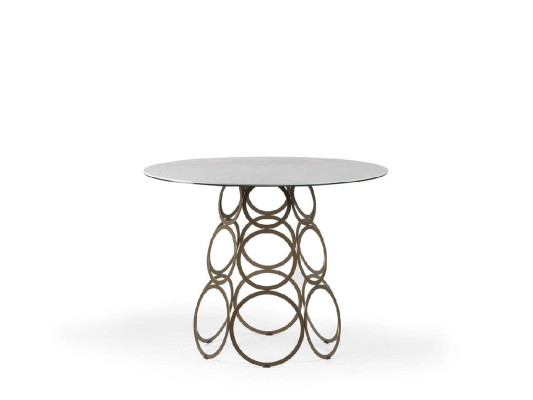 Dining table Round kitchen table Table Dining room table round table 100cm Industrial White