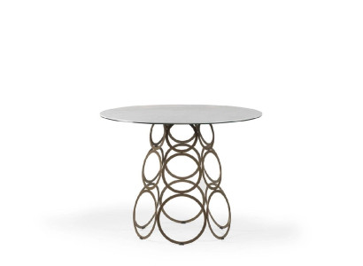 Dining table Round kitchen table Table Dining room table round table 100cm Industrial White