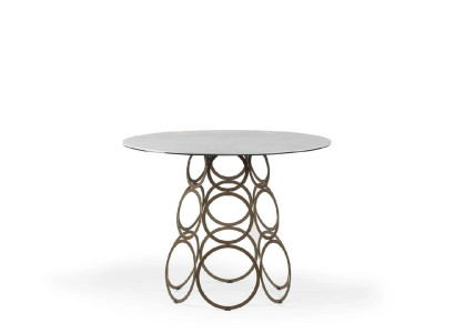Dining table Round kitchen table Table Dining room table round table 100cm Industrial White