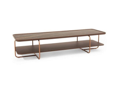 Modern Coffee table Gold Color with Porcelain Worktop Stylish new