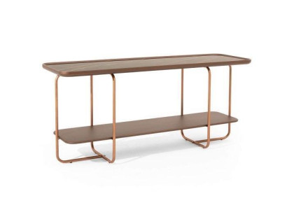 Modern Console table Gold Color with Porcelain Worktop Stylish