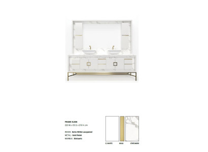 White Bathroom cabinet Bathroom furniture Shelf Bathroom cabinet Wooden shelves