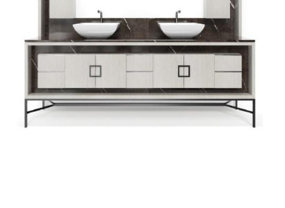 Bathroom cabinet Gray Bathroom furniture Shelf Bathroom cabinet Wooden shelves