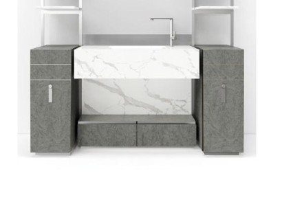 Gray Bathroom cabinet Bathroom furniture Wardrobe Gray Classic Furniture new