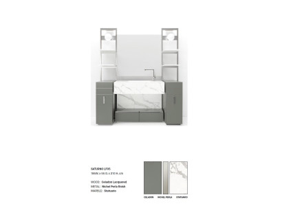 Gray Bathroom cabinet Bathroom furniture Bathroom cabinet Classic Furniture