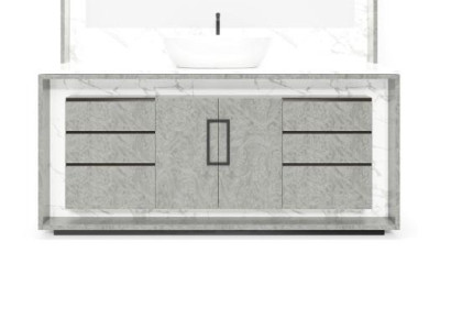 Gray Bathroom cabinet Bathroom furniture Shelf Bathroom cabinet Wooden shelves