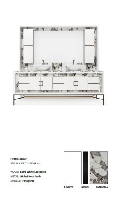 White Bathroom cabinet Bathroom furniture Shelf Bathroom cabinet Wooden shelves