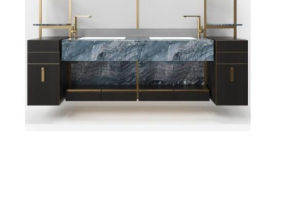 Black Italian Bathroom Washbasin Classic s Cabinet Washbasin