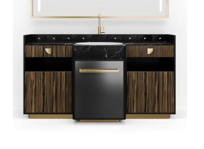 Brown Classic Furniture Bathroom Washbasin Faucets Bathroom Furniture