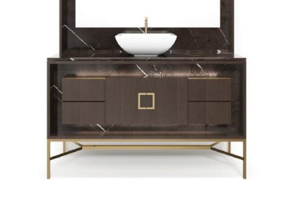 Brown Bathroom cabinet Bathroom furniture Classic Furniture Bathroom cabinet