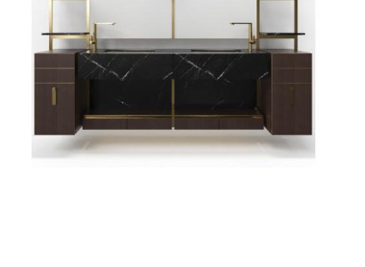 Brown Italian Washbasin Classic r vanity cabinet Classic Furniture