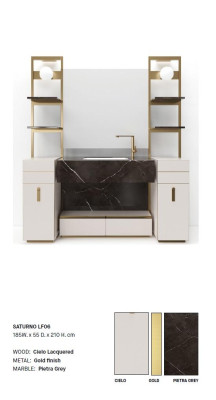 White Bathroom cabinet Bathroom furniture Bathroom cabinet Classic Furniture