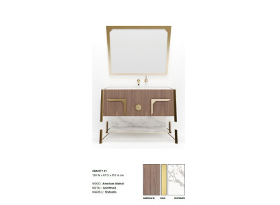 Brown Bathroom cabinet Bathroom furniture Shelf Bathroom cabinet Wooden shelves