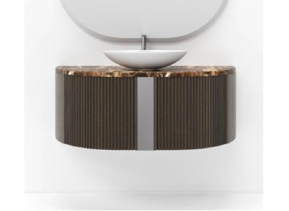 Brown Bathroom cabinet Bathroom furniture Shelf Bathroom cabinet Wooden shelves
