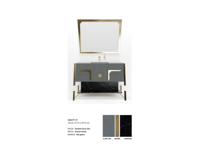 Gray Bathroom cabinet Bathroom furniture Shelf Bathroom cabinet Wooden shelves Furniture