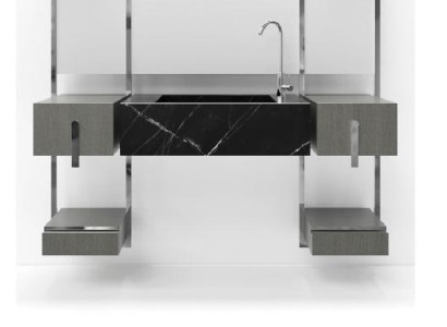 Gray Bathroom Washbasin Faucets Bathroom Furniture Italy Style Classic