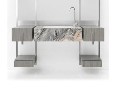 Gray Bathroom Washbasin Faucets Bathroom Furniture Italy Style new