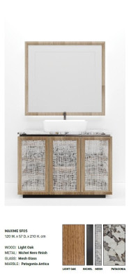 beige Italian Bathroom Washbasin Washbasin Classic beige new