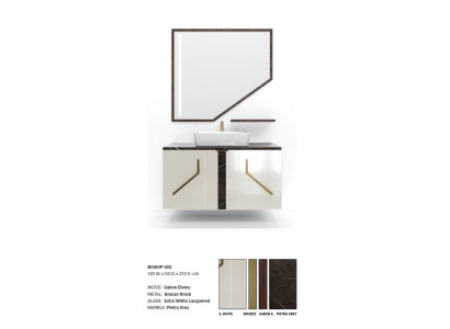 White Bathroom cabinet Bathroom furniture Bathroom shelves Wooden shelves new