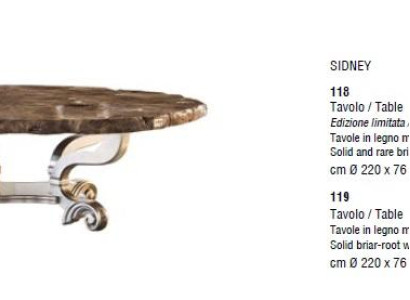 Round Tables Furniture Dining table in antique style Italian dining tables wooden tables