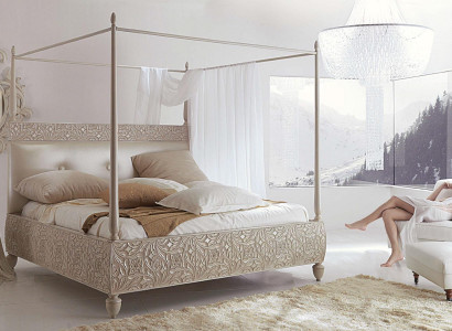 Designer Double bed from Wood - New dimension of sleeping comfort with stylish bed frame