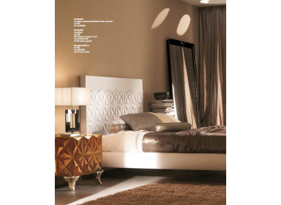 Beds Design Furniture Furnishings 3 pcs. Bedroom Set Bed with 2 bedside tables