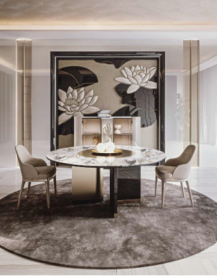 Dining table 2x Chairs Dining room furniture Natural wood furniture Design Furniture Table Dining room