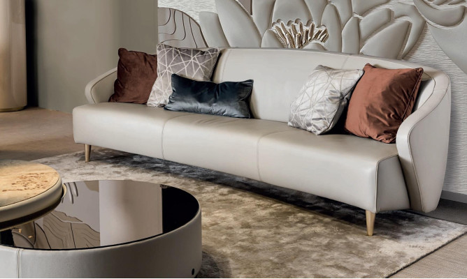 Living landscape Furniture Sofa Living room Design Bizzotto three-seater Italian new