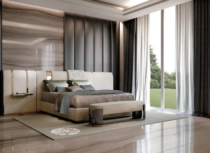 Luxury Bedroom Bed Double bed Furniture Designs Italy Bizzotto Beds Upholstery