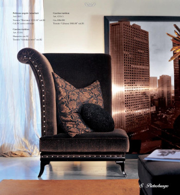 Armchair + Stool Chaise Relax TV 1 Seater Sofa new Chesterfield wing chair