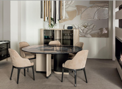 Dining table Kitchen table Tables Italian Furniture Glass Dining table Bizzotto Table