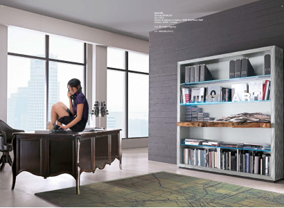 Bookshelf wooden shelf Freestanding office shelf Elegant brown bookshelf new