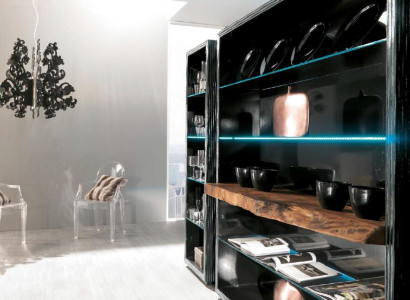 Living room Wardrobe Bookshelf Wood Office cupboard Shelf Cabinets Display case Italy