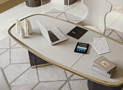 Computer desk work table Office desk Office furniture Furniture Natural wood furniture Bizzotto new