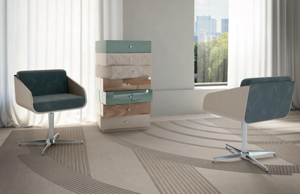 Office furniture Work table with swivel chair Office desk Computer desk Italian furniture