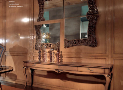 Sleep Room Wood Mirror + Console table Chests of drawers Tables Consoles Table new